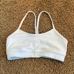 Lululemon White Sport Bra